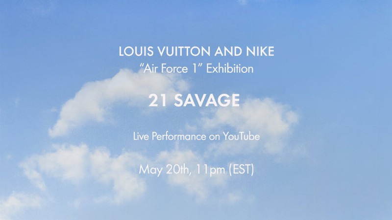image 0 21 Savage At #lvandnike Exhibition Opening In Brooklyn  : Louis Vuitton