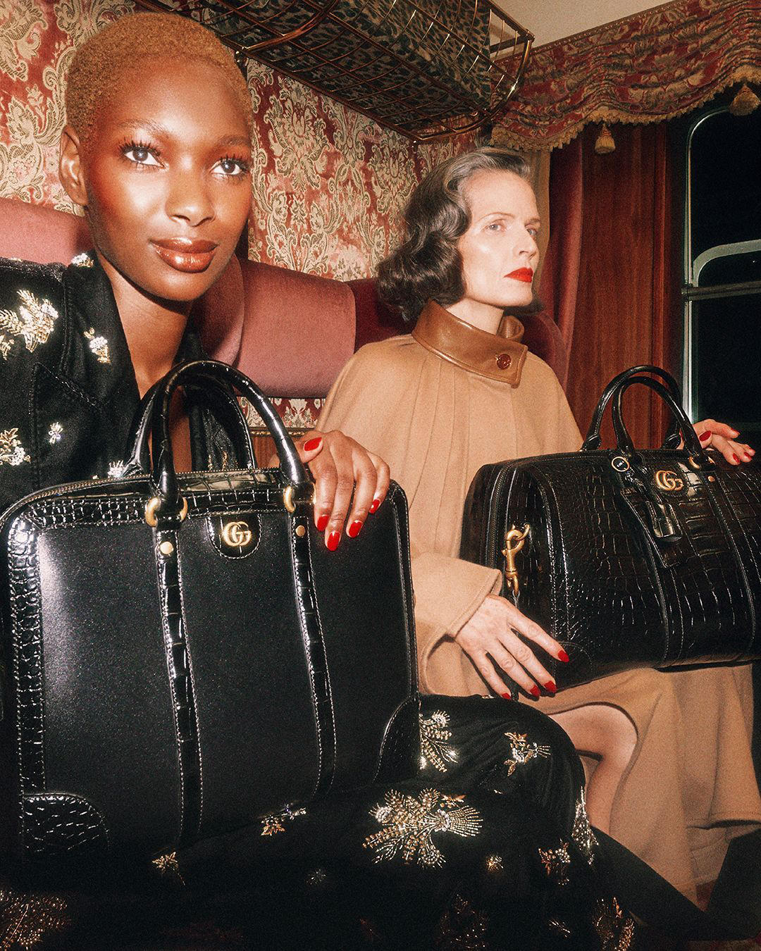 image  1 Brought along the journey of the Gucci Gift campaign are refined travel bags from the Gucci Valigeri