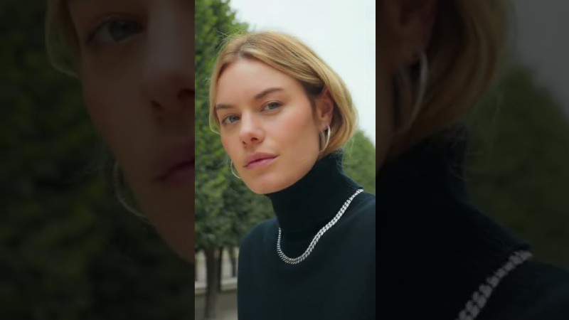 Camille Rowe In David Yurman Men's Curb Chain Collection