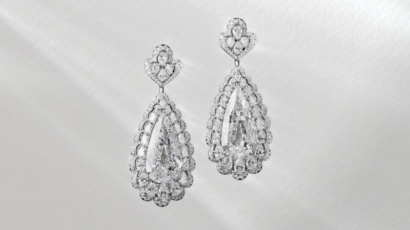 Caroline's Dreams - Unique High Jewellery Diamonds Earrings