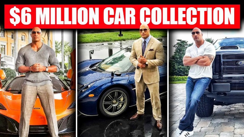 Dwayne 'the Rock' Johnson's $6 Million Car Collection