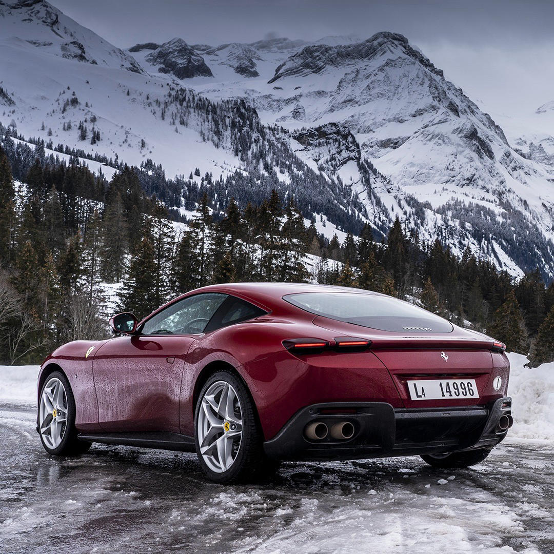 image  1 Ferrari - Dashing through the snow