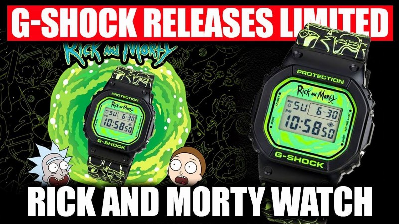 image 0 G-shock Released A Rick And Morty Limited Edition Watch : Official Details 2021-2022