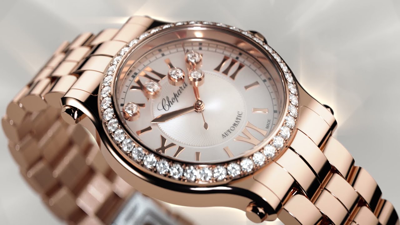 Happy Diamonds The Happy Sport Ethical Rose Gold Timepiece - Presented By Chopard