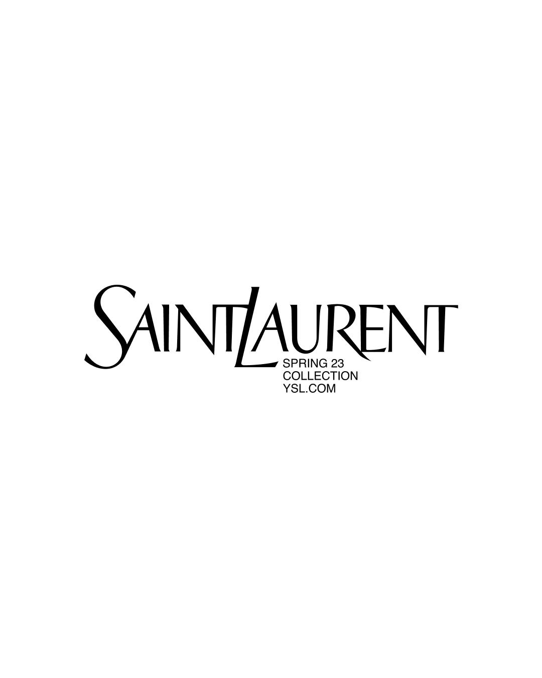 Spring 23⁣by Anthony Vaccarello⁣⁣⁣⁣#YSL #SaintLaurent #YvesSaintLaurent⁣⁣#anthonyvaccarello