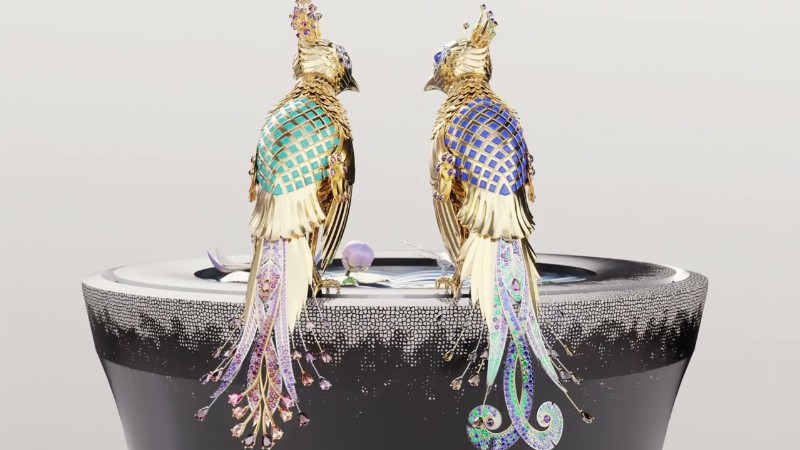 image 0 Watches & Wonders: Discover The Fontaine Aux Oiseaux Automaton
